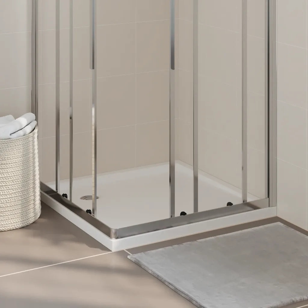 Piatto Doccia Quadrato in ABS Bianco 80x80 cm CFW4176803
