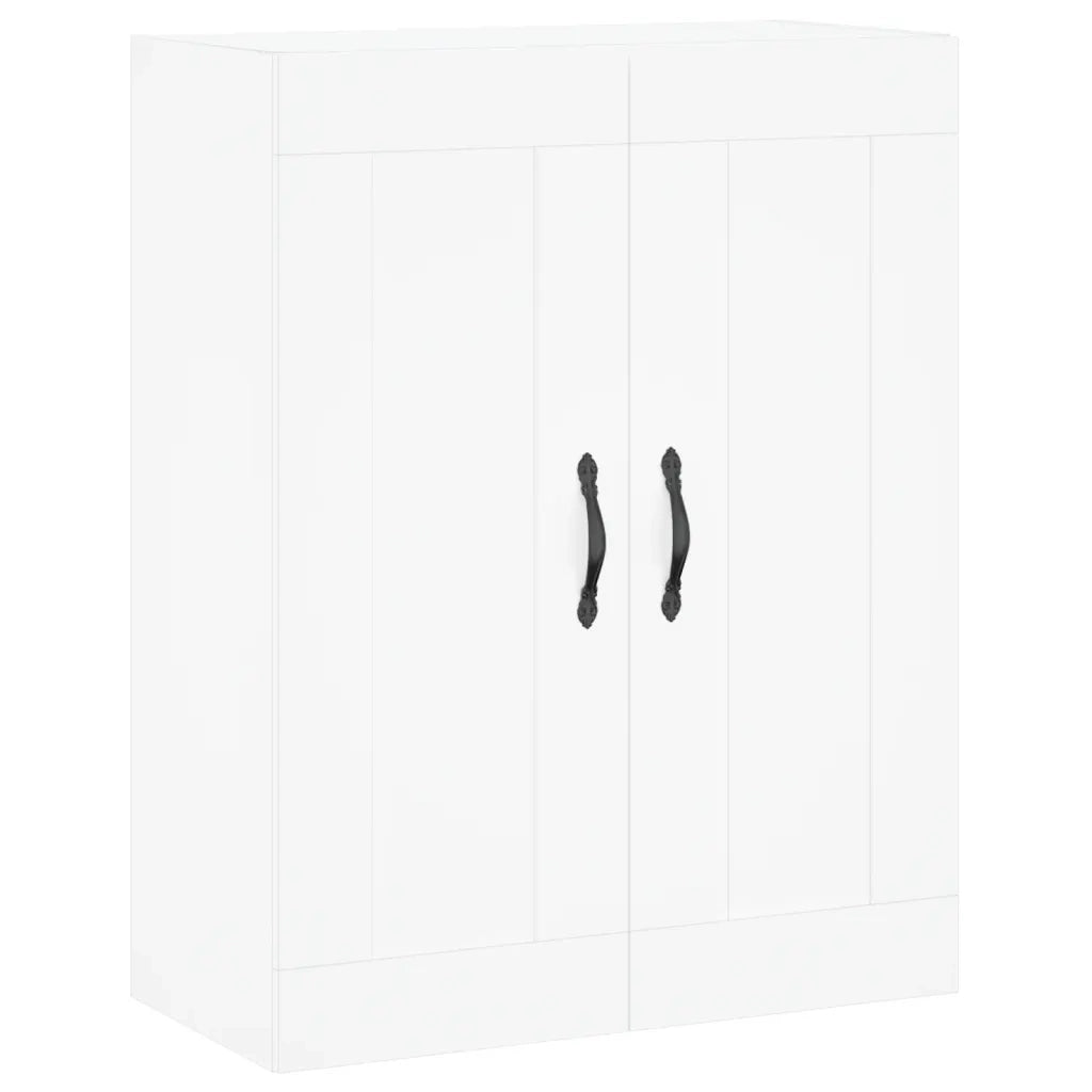 Armadietti a Parete 2 pz Bianchi in Legno Multistrato CFW5696280