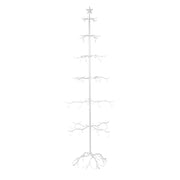 Albero di natale metallo bianco cm 73x73h200