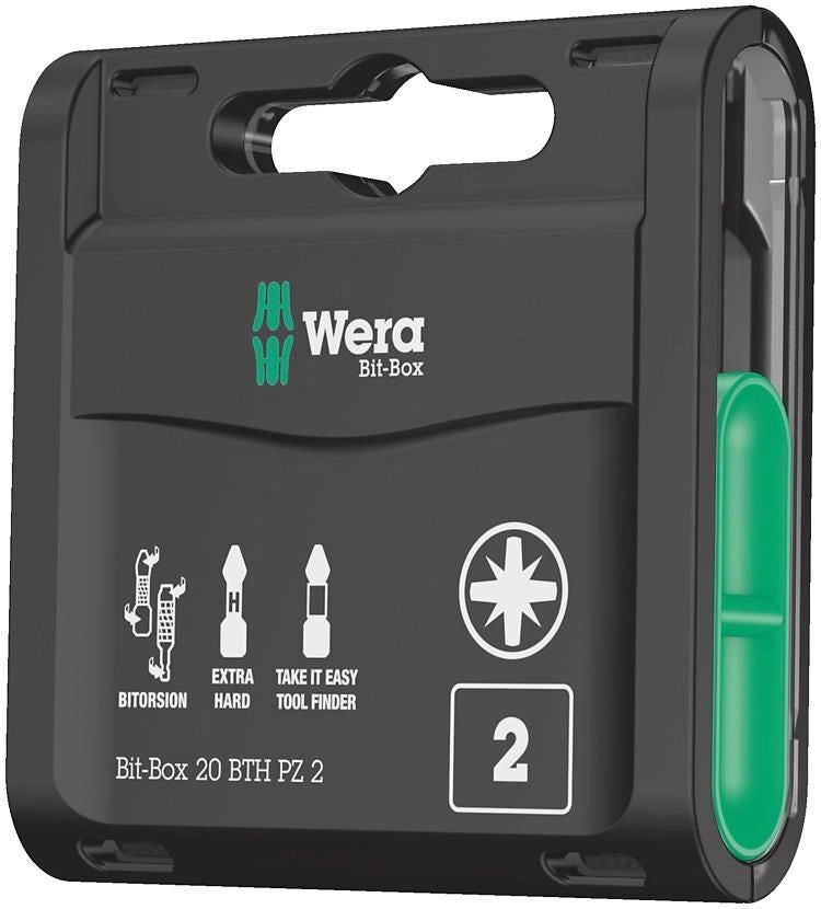 Wera 20 BTH PZ 2 punta per cacciavite 20 pz