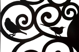 Pannello da Muro Three 70x1x70 cm in Ferro