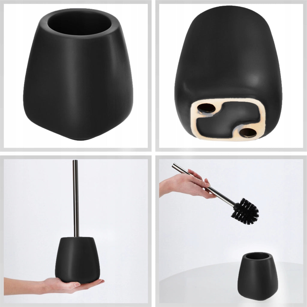 Spazzola per WC KADAX per WC in ceramica nera.