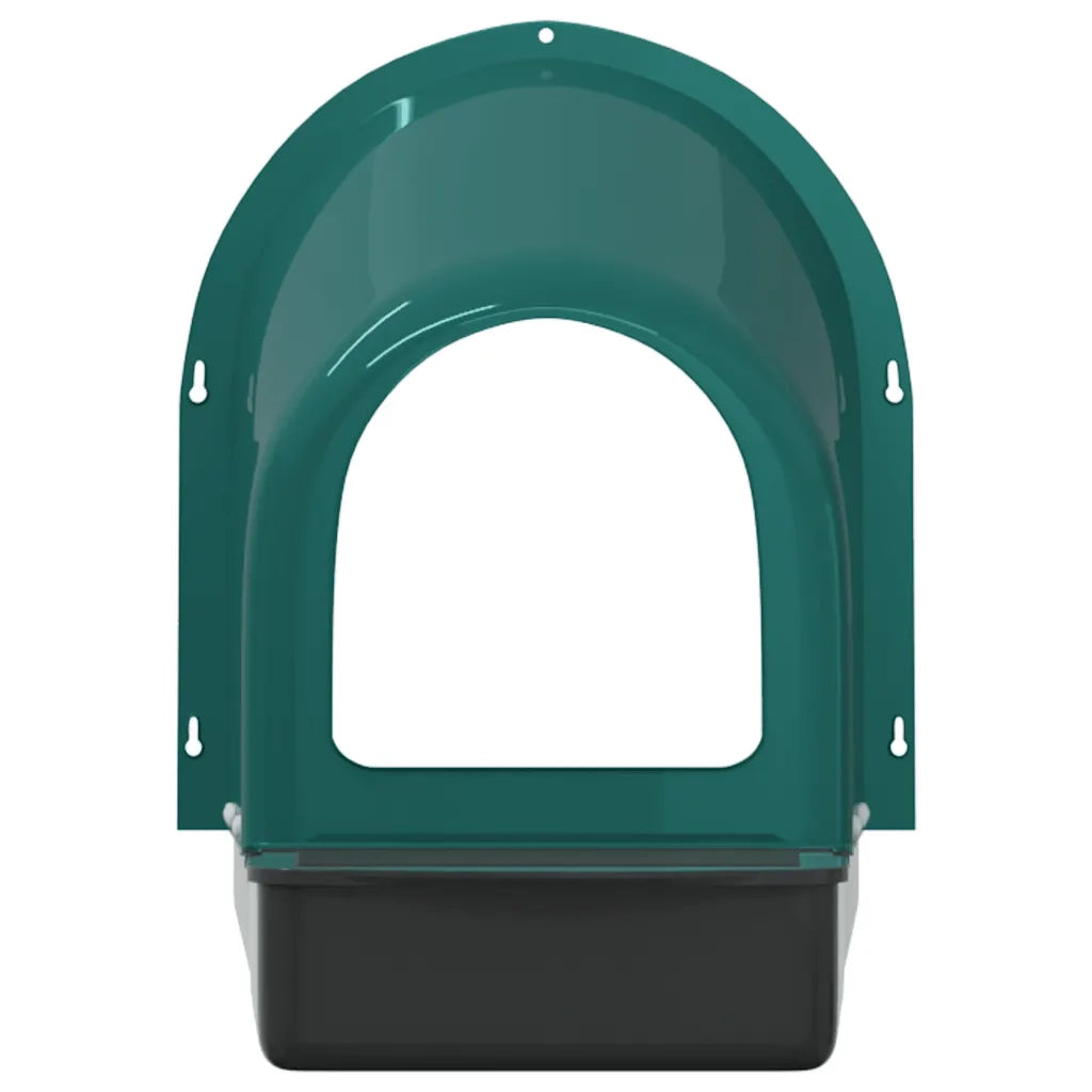Nidi per Galline 4 pz da Parete in Plastica Verde Scuro CFW2829683