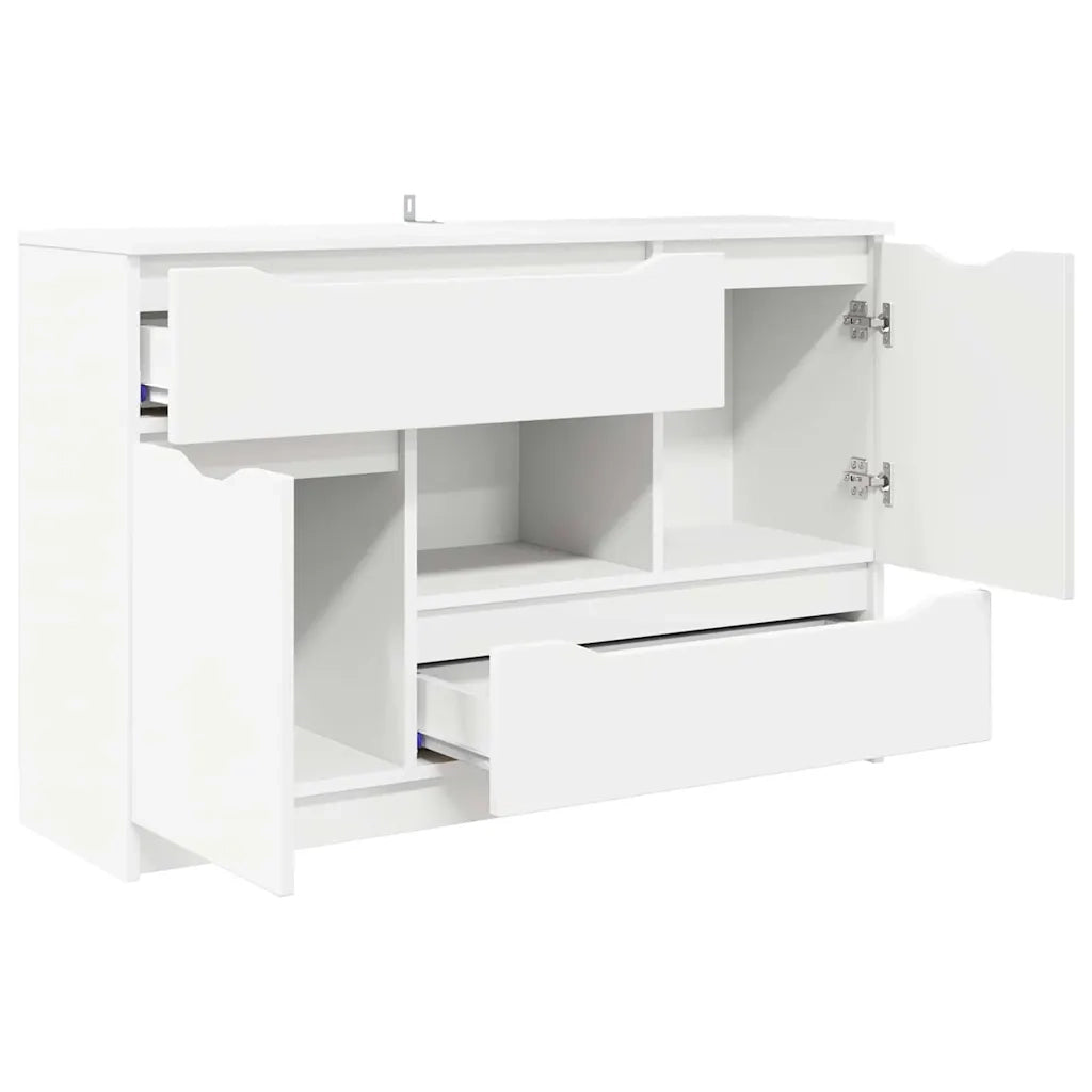 Credenza con Cassetto-Buffet-Armadio da cucina Bianco 100 x 30 x 65,6 Legno multistrato