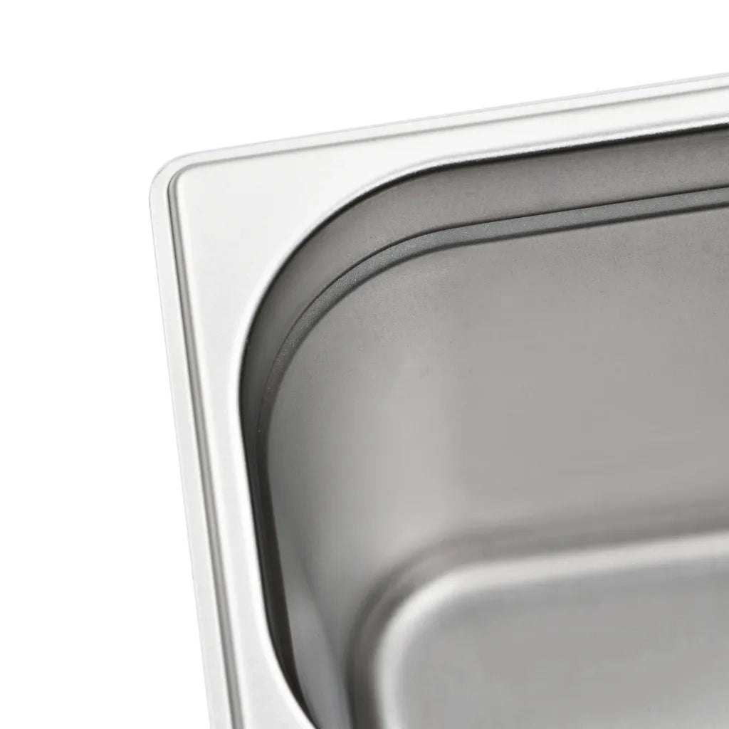 Contenitori Gastronorm 4 pz GN 1/4 200 mm in Acciaio Inox 50904