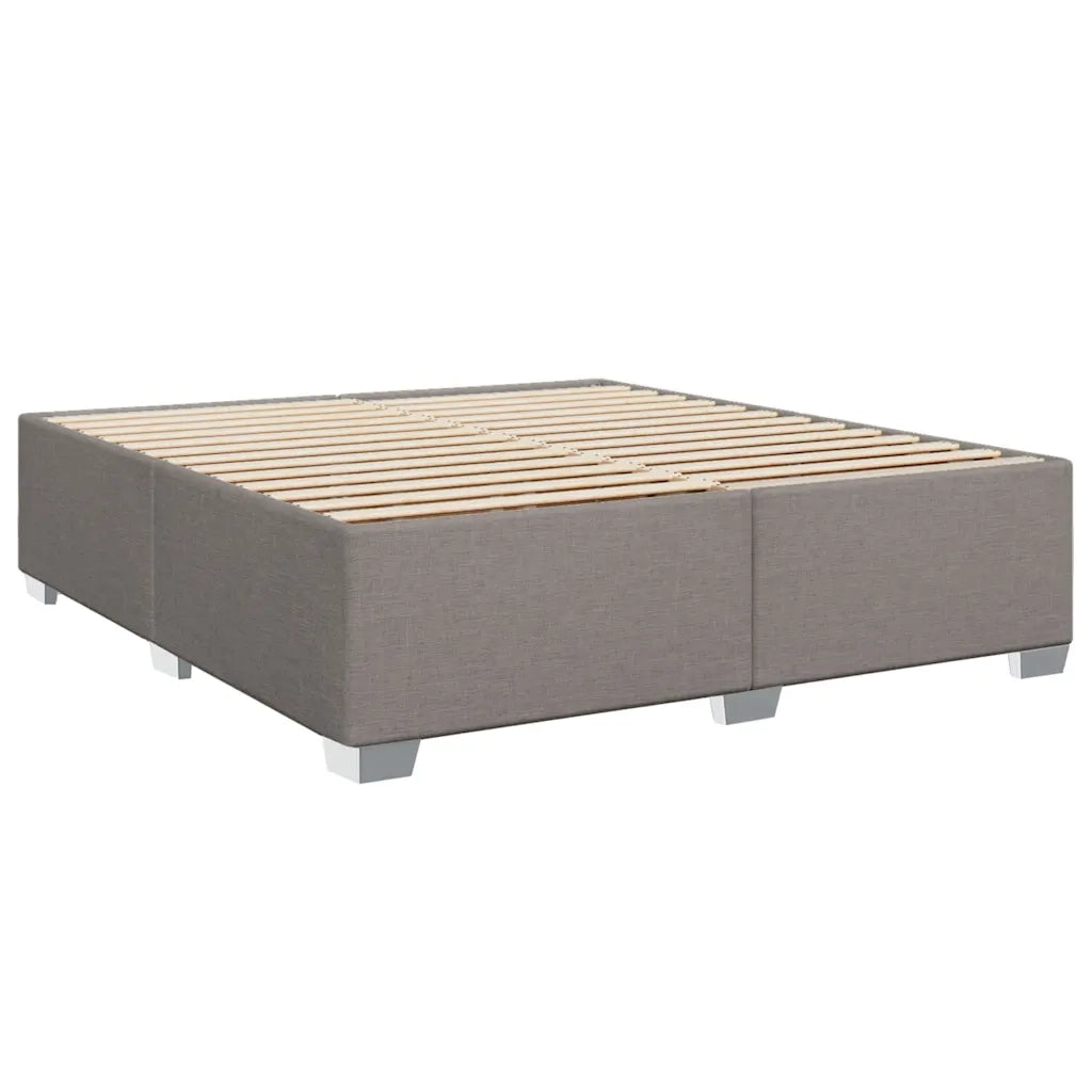 Giroletto a Molle con Materasso Tortora 180x200 cm in Tessuto 3285978