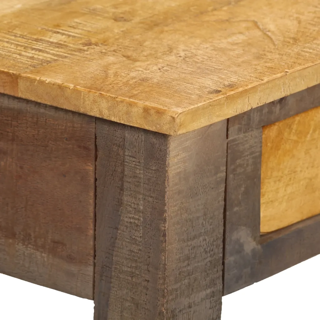 Tavolo Consolle in Legno Massello Vintage 118x30x80 cm cod mxl 23700