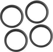 Set di Naafringhe per Abbigliamento - Dimensioni 73,1-63,4 mm - Confezione da 4 - Adattamento Preciso - Dampening Vibratorio - Forma Perfetta - Profondità ca. 10 mm