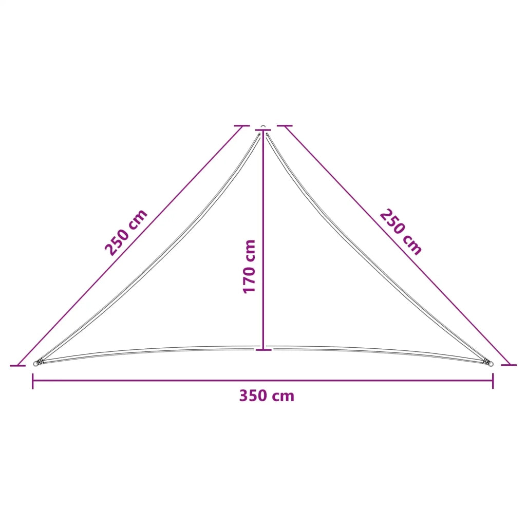 Telo Ombra 2,5 x 2,5 x 3,5 m HDPE 42032844