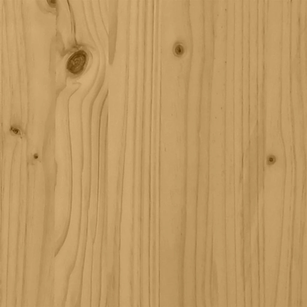 Albero di Natale in legno Marrone 90 cm Legno di pino massello