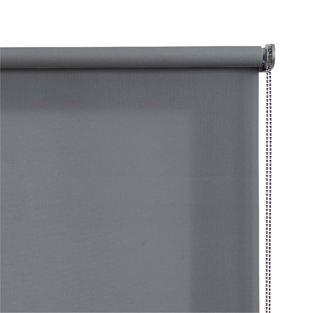 Tenda a rullo traslucida Premium con finitura metallizzata Grigio scuro 180x180 cm