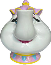 Spaarpot Keramico 675DIS001 Bianco Rosa e Giallo Unico Misura