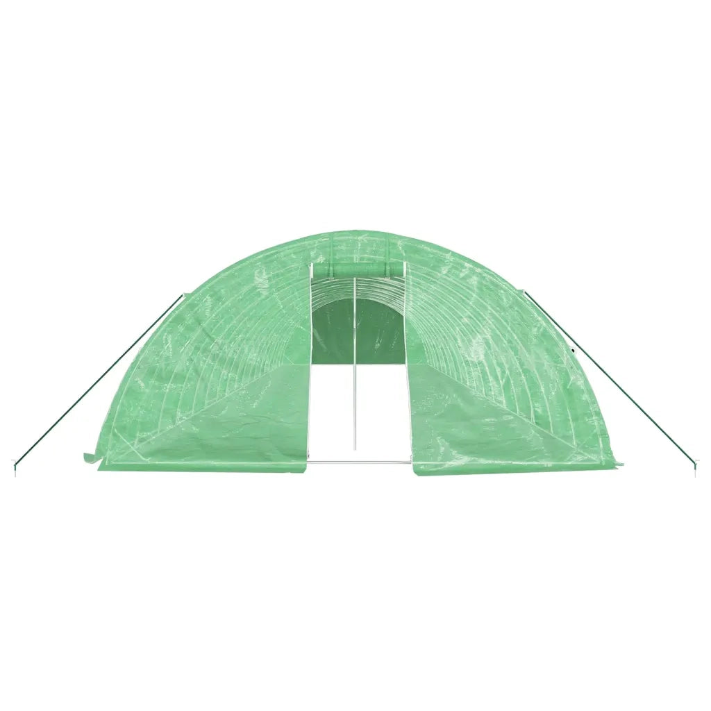 Serra con Telaio in Acciaio Verde 90 m² 18x5x2,3 m 3188090