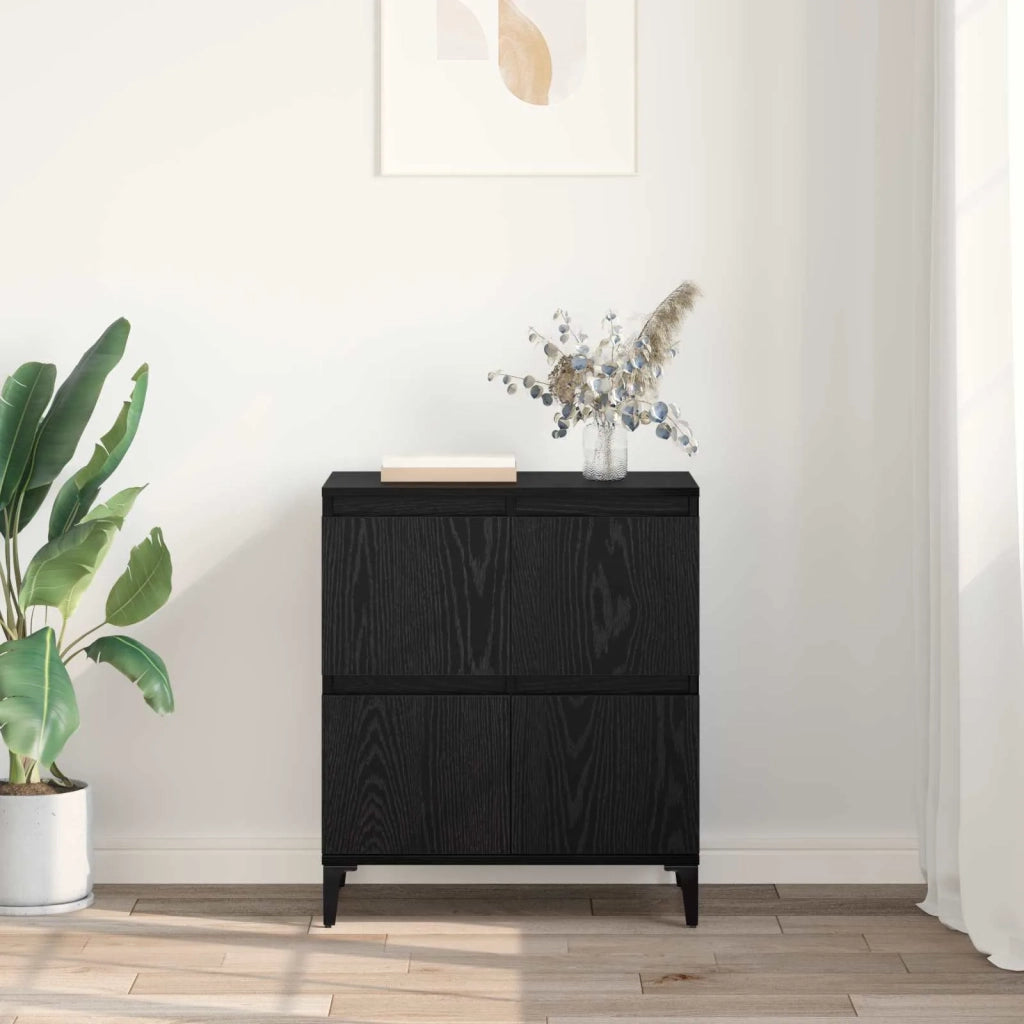 Credenza Rovere Nero 60 x 35 x 70 cm 881268