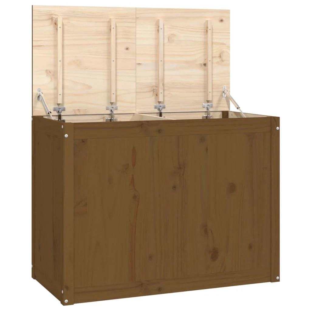 Cesto portabiancheria 88,5 x 44 x 66 cm in legno massello di pino color miele 02_0006157