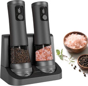 Grattugia elettrica a doppio setaccio con caricabatteria USB in acciaio inossidabile, strumento per grattugiare moderno per cucina con faccia ruvida nera