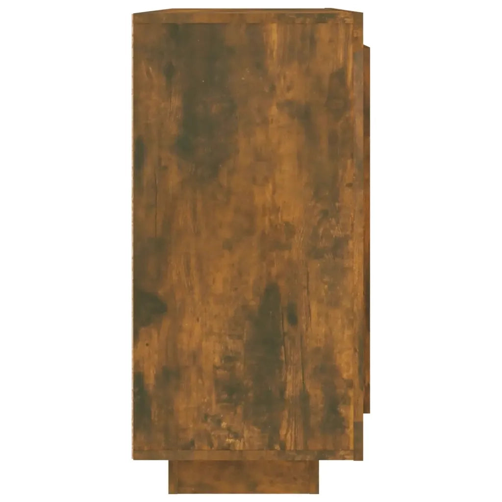 Credenza Rovere Fumo 92x35x75 cm in Legno Multistrato cod mxl 10428