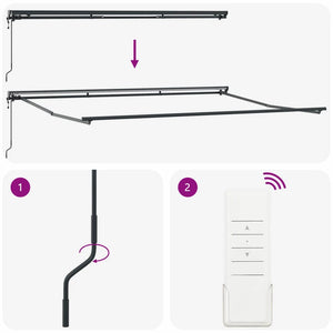 Struttura della tenda Rosso e Bianco 450 × 300 cm 3330926