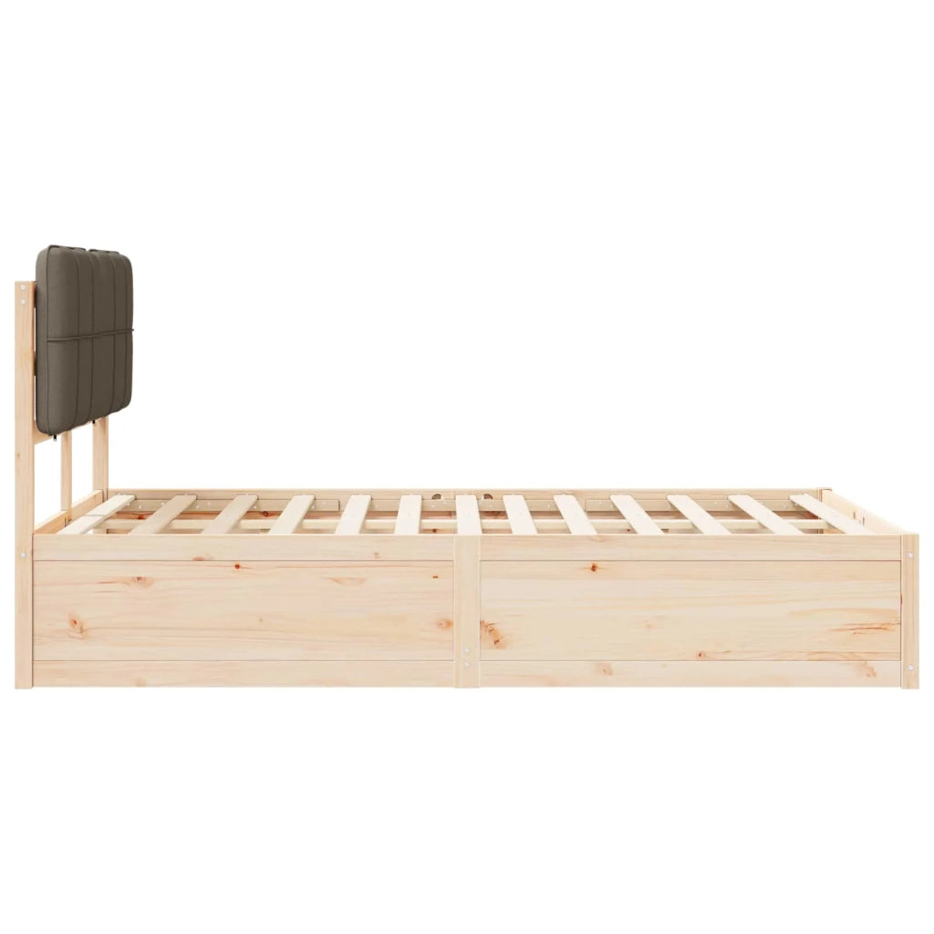 Letto con Testiera Rivestita Talpa 120 x 200 cm Pino massello 3405540