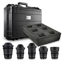 MF 14mm/24mm/35mm/50mm/85mm MK2 Custodia per obiettivi video VDSLR per MFT