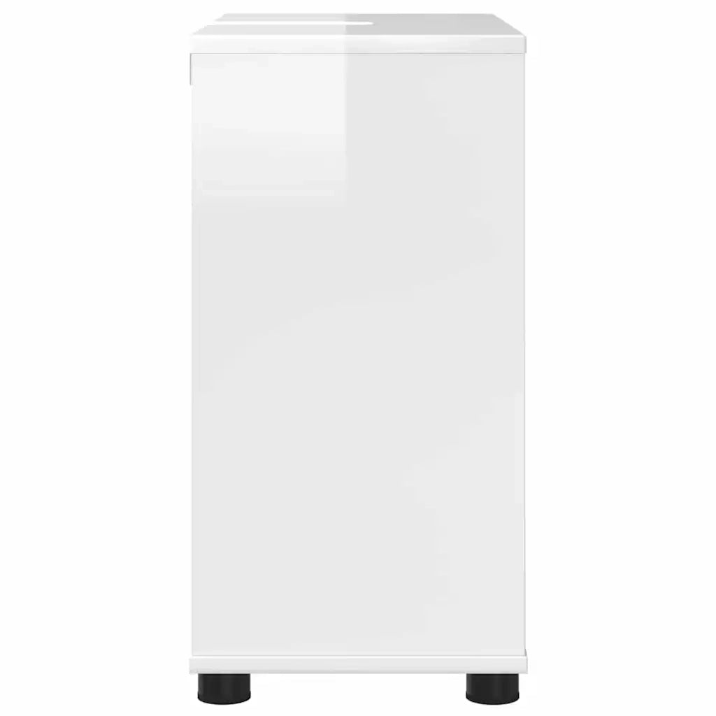 Mobile per lavabo da bagno Bianco Lucido 60 x 30 x 60 cm 888751