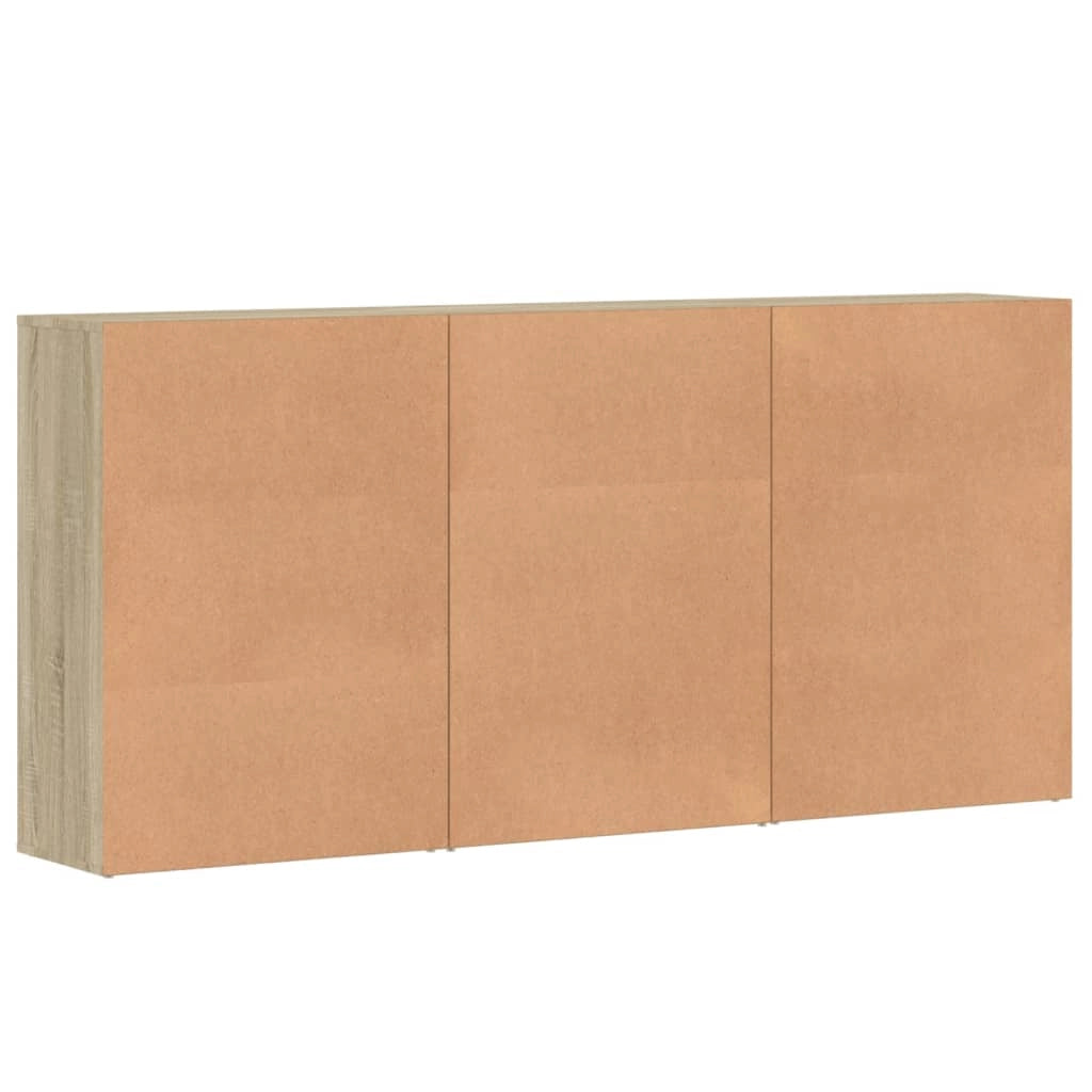 Buffet credenza cassettiera armadio mobile contenitore organizer per cucina soggiorno salotti 3 pezzi rovere Sonoma 60 x 31 x 84 cm legno ingegnerizzato marrone 02_0037096