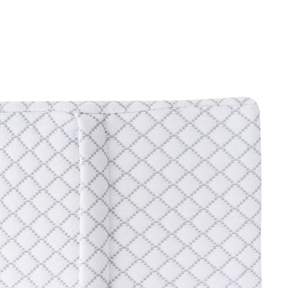 Cuscino ergonomico in memory foam per chi dorme sulla schiena 50 x 30 cm Bianco