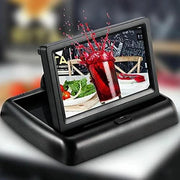 Cannoncino per auto per sedile posteriore: telecamera per sedile posteriore con visiva HD 720P, installazione facile, visione notturna cristallina e schermo rotativo 360° (KB40 4,3 pollici).