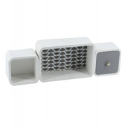 Mensola legno artemide 2 vani + 1 cassetto rettangolare cm 49,5x7,8h16,5
