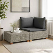 2 pz Set Lounge in Rattan con Cuscini GENDT Rattan naturale 42034404