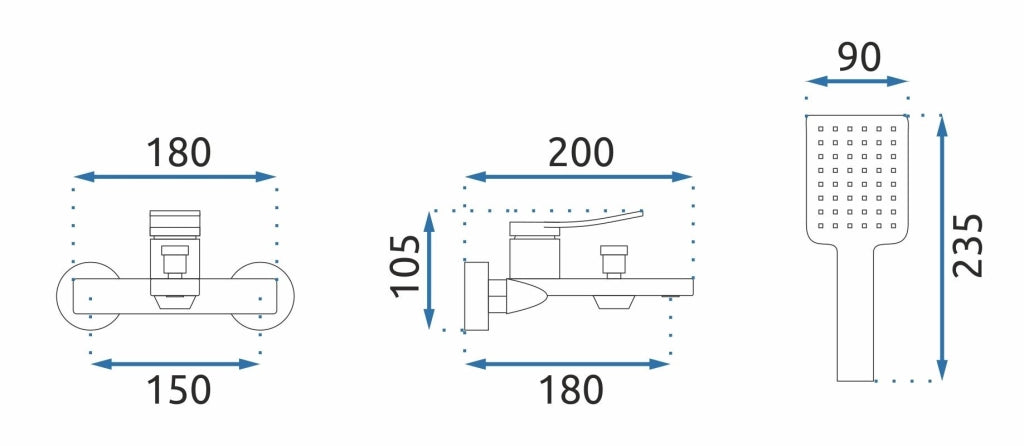 Rubinetto Da Vasca Rea Soul Gold