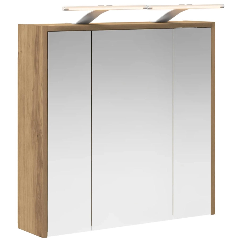 Mobiletto per specchio da bagno Rovere Artigianale