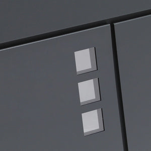 Cassetta postale con vano portagiornale V24 antracite 370 x 105 x 370 mm