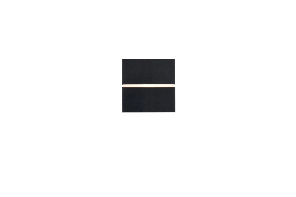 Applique da esterno quadrata nera 1xG9 IP44 LOGRONO RL