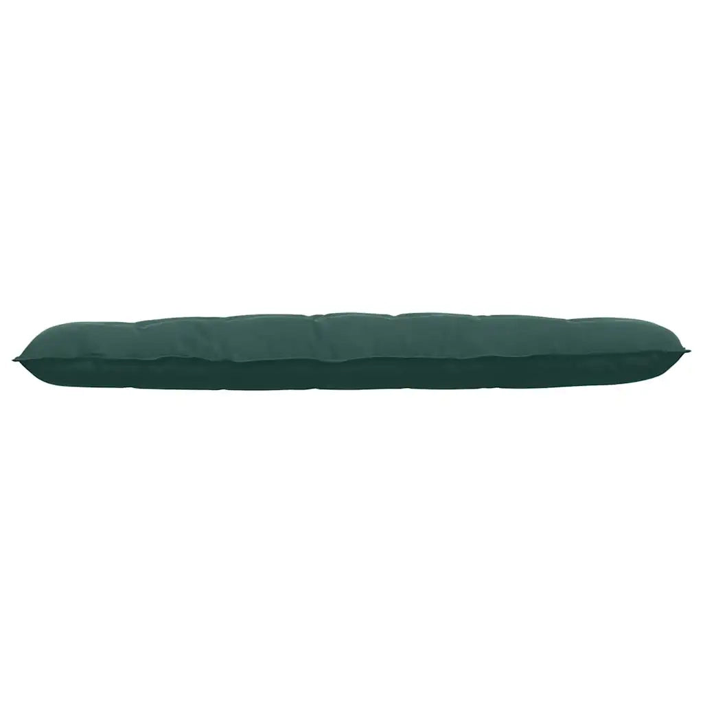 Cuscino per Schiena | Cuscino dorsale Verde Scuro 180 x 50 cm Tessuto in Cords