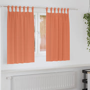 Tende Blackout con Anelli 2 pcs Terracotta 140 x 140 cm 4107633