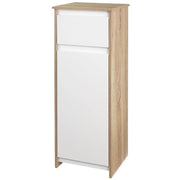 MOBILE BAGNO CON CASSETTO E ARMADIETTO CON RIPIANO REGOLABILE INTERNO, IN MDF, 32.6X30X90 CM