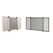 Zanzariera estensibile 40 x 50 per porte e finestre tapparella silver o avorio SILVER