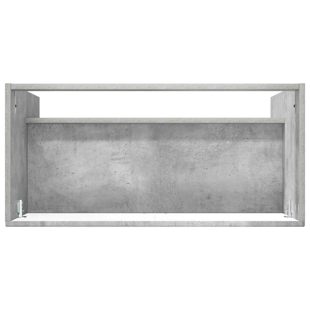 Mobiletto da bagno sotto il lavello Grigio Cemento