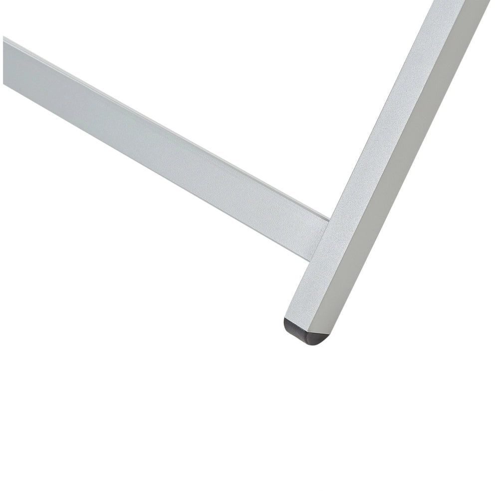 Sedia a sdraio pieghevole Bianco Grigio Textilene a strisce Sedile a fionda Sedia da spiaggia Schienale regolabile Patio Reclinabile