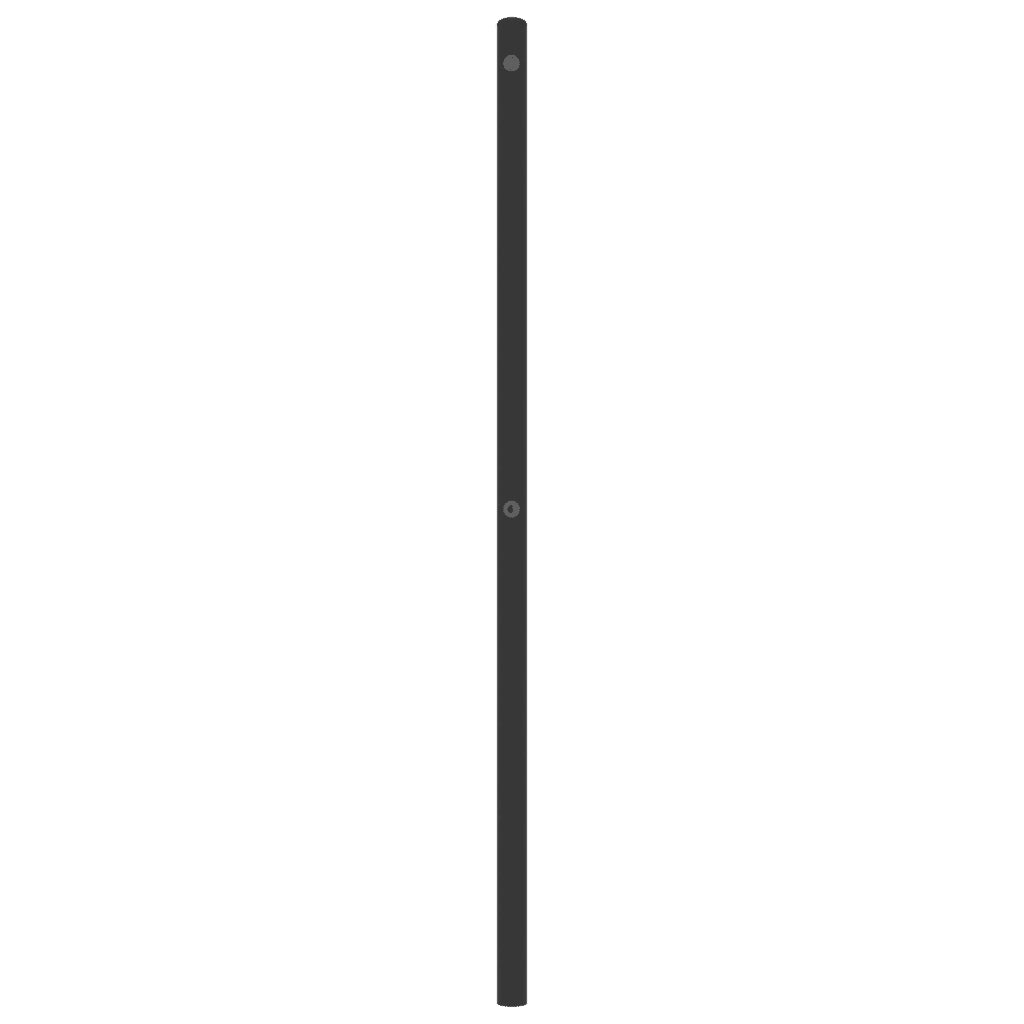 Testiera in Metallo Nero 193 cm