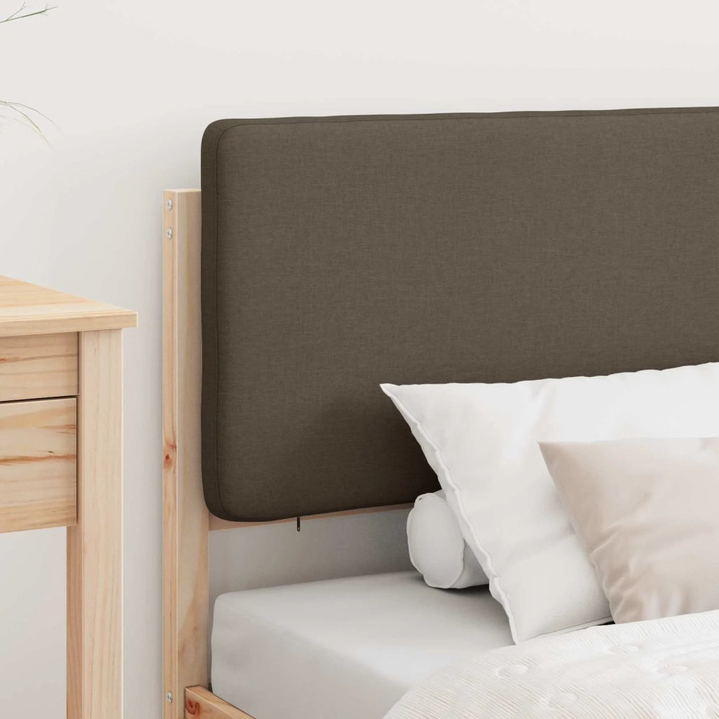 Letto con Testiera Rivestita Talpa 90 x 190 cm Pino massello 877947