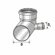 Curva wc htsb d.110 1 attacco si nistro d.40 b07wr1qt8h