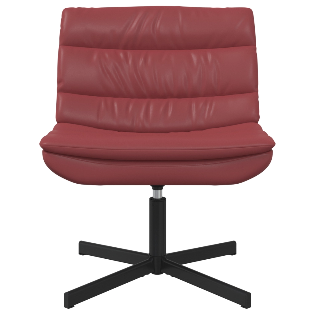 Sedia Girevole Rosso vino Pelle sintetica Standard Girevole