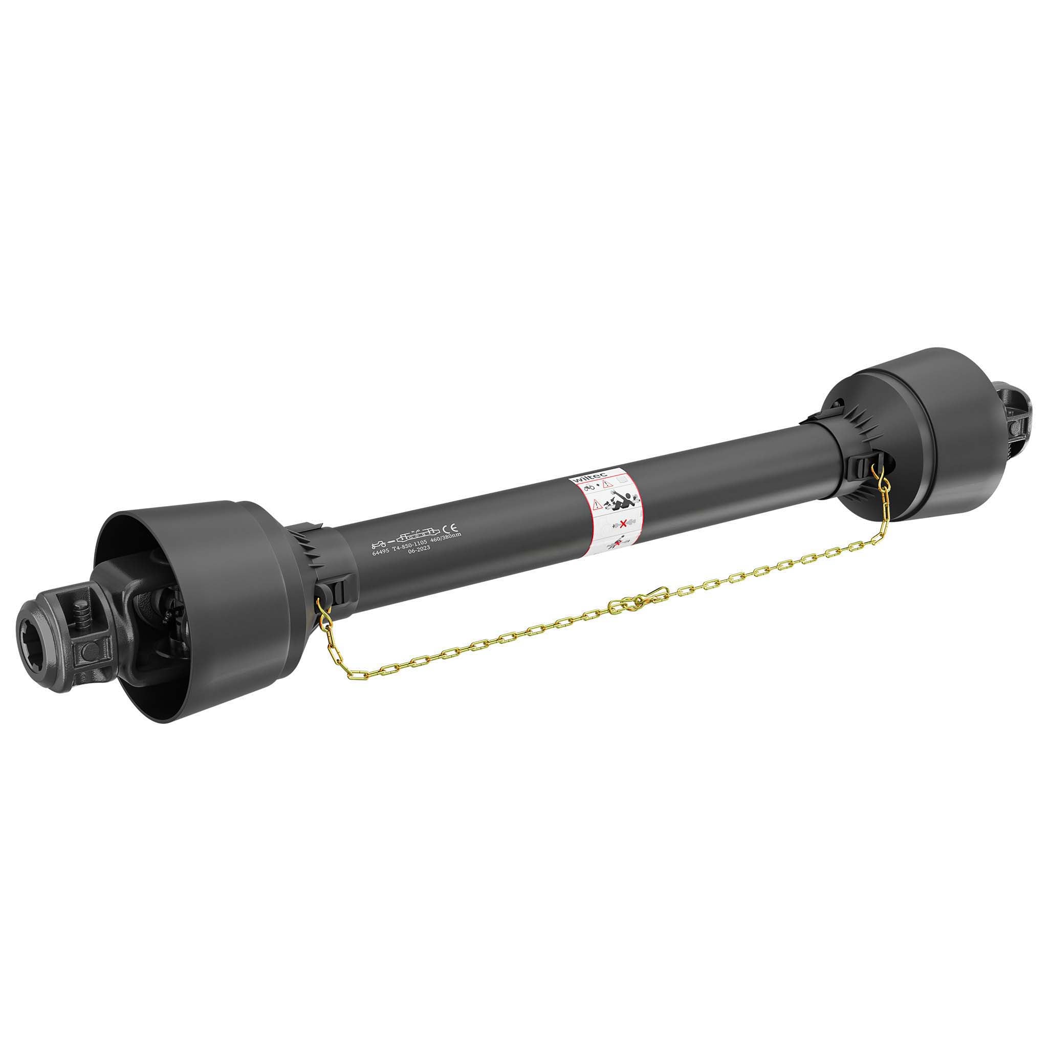 Albero cardanico T4 Giunto cardanico 850-935mm 460Nm 540rpm Cardano 40kW (55CV) 2x 1 3/8" 6 denti