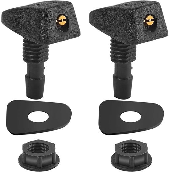 Kit di pulizia parabrezza universale 2 pezzi - Spazzole per parabrezza - Spout per pulizia parabrezza - Aspiratore per acqua - Parabrezza anteriore - Tecnologia avanzata - Pulitore parabrezza