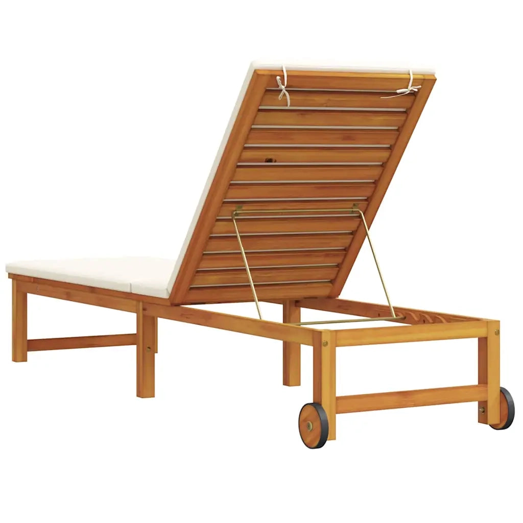 Lettino da sole Marrone 202 x 53 x 89 cm 4108108