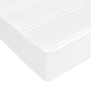 Giroletto a Molle con Materasso Bianco 120x200 cm in Similpelle cod mxl 64149