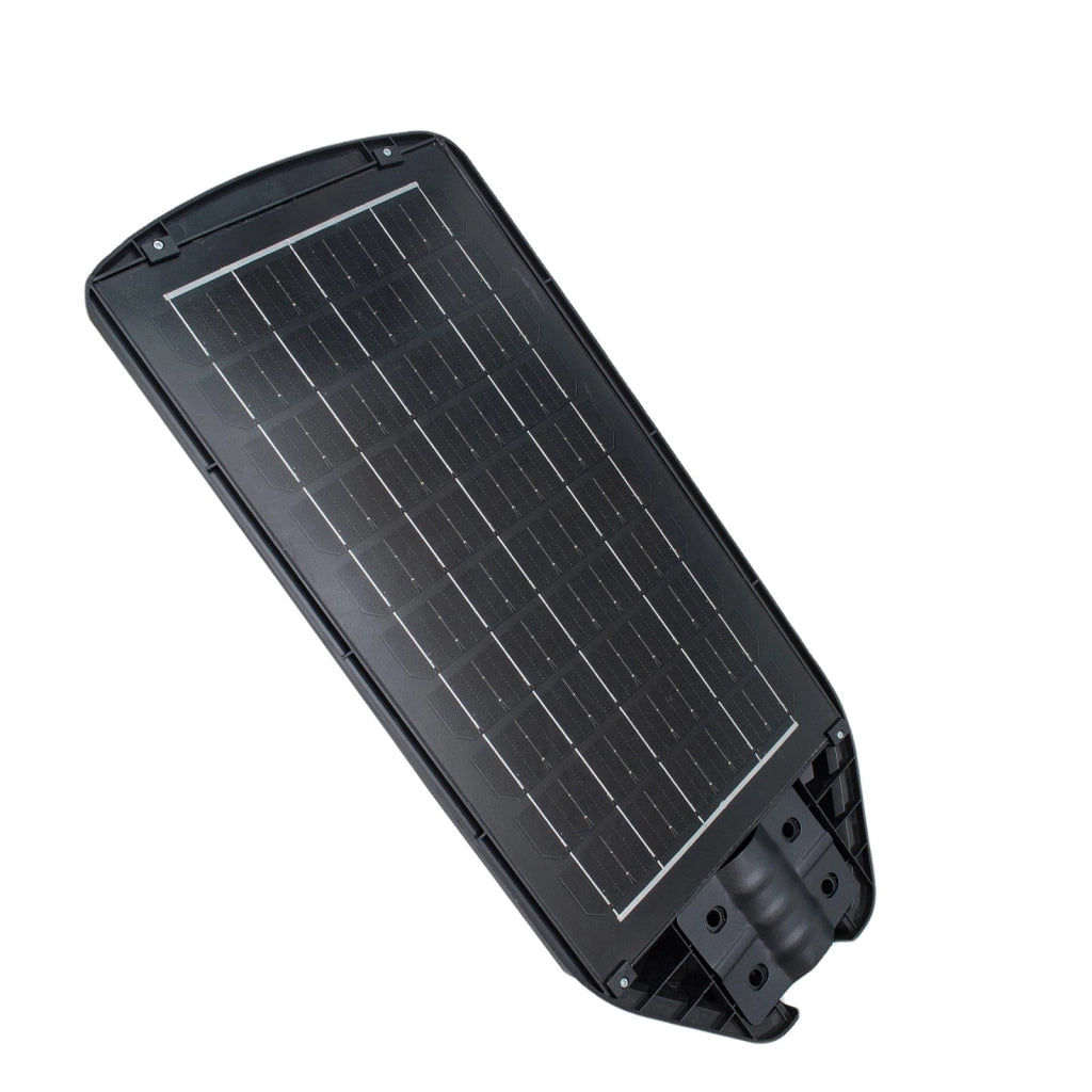 Armatura Stradale Solare LED 180W Sensore Crepuscolare IP65 Pannello Fotovoltaico Luce Sicurezza Viali Giardino Cancello