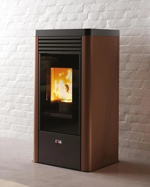 Cola Klean stufa Libera installazione Pellet Bianco
